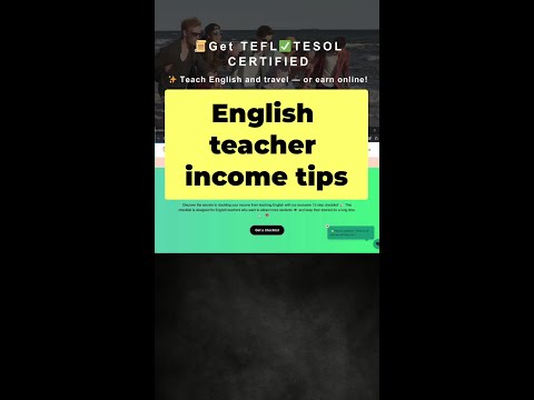 TEFL certificate
