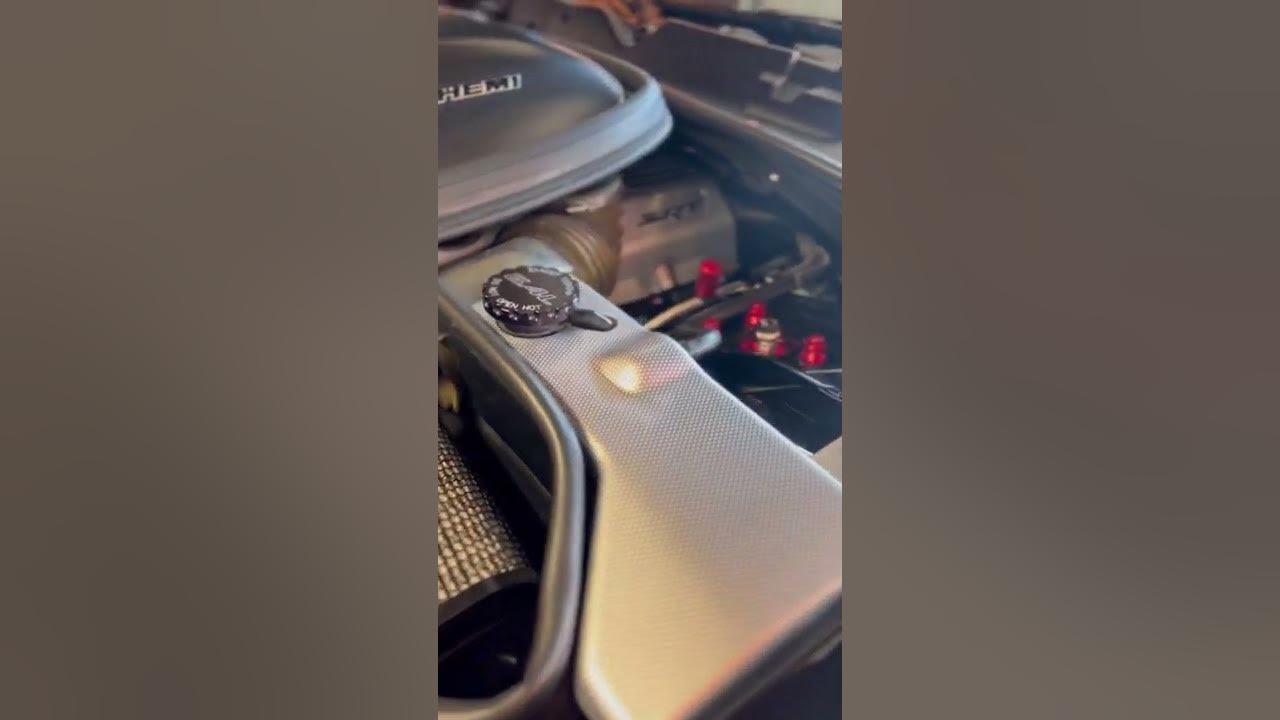 Dodge Challenger Engine Bay Dress Up - YouTube