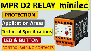 MPR D2 | Motor Protection Relay | Relay | Minilec.