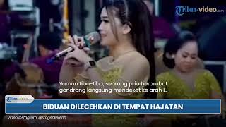 Viral Video Penyanyi Dangdut di Sragen Dilecehkan Pria di Depan Umum saat Hajatan, Kini Lapor Polisi