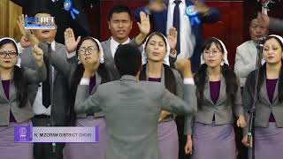 N. Mizoram Dist. Choir  'Lalpa Thuthlung ropui tak chu' | 55th Gen. Conf. 2023, Sunday night