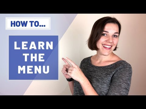 How to learn the Menu?! Tips for how to be a good server