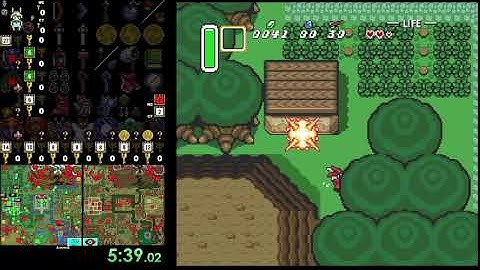 A Link to the Past randomizer: Crosskeys pickup race