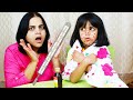 KatyCutie and Ashu Playing with Mom and learn Goodhabits for kids