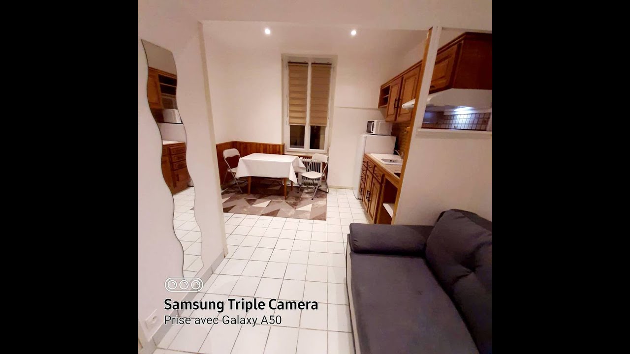 Vidéo Location meublée studio 20&nbsp;m² Saint-Ouen (93400)