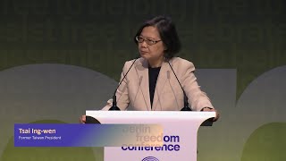 Celebrity Berlin Freedom Conference 2025 - Tsai Ing-wen Wealth