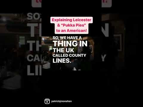 STANDUP CLIP: Explaining Leicester & Pukka Pies to an American in the audience in London comedy club