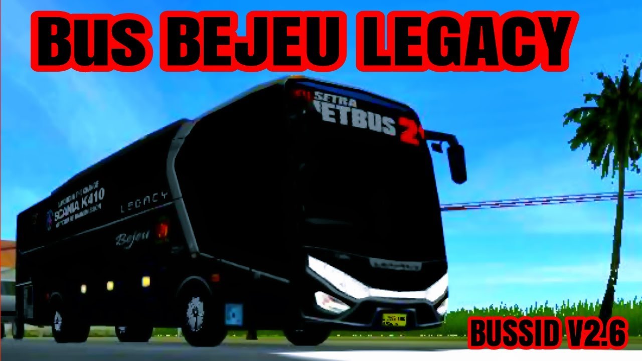 Bejeu Black legacy keren livery bus simulator indonesia 