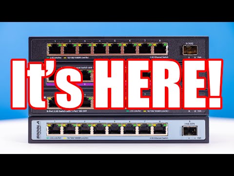 FINALLY! CHEAP 10GbE and 2.5GbE Switches for the Homelab or Office 