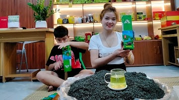 Đóng gói cận cảnh trà móc câu thượng hạng 399k