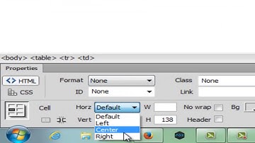 Membuat layout web dengan table pada adobe dreamweaver