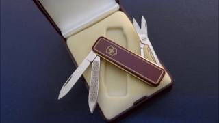 Victorinox Clic De Luxe Burgundy Swiss Army Knife