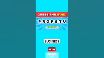 Scrambled Letters | Unscramble | Guess the Word Fun Puzzle Game | Brain Teaser Challenge | Quezzles