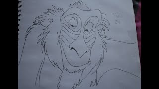The Lion King | Drawing Rafiki