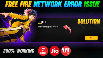 Free Fire Network Connection Error Problem Solution | Connection Error Problem Solution | VOK Gaming