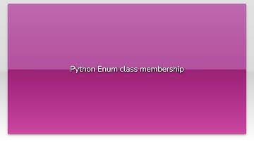 Python Enum class membership