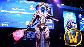 World of Warcraft WoD Vindicator Yrel Cosplay at Comic Con Russia 2018