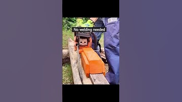 Chainsaw Mill Made From Wood On Sassafras Part 5