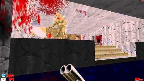 Brutal Doom V19 - Doom II: Hell on Earth - Map02: Underhalls