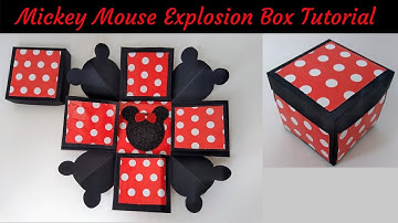 Explosion Box Tutorial | Mickey Mouse Explosion Box