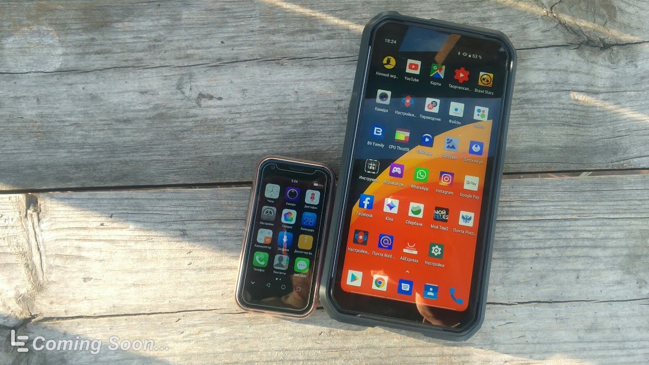 Soyes XS:  3" смартфон с поддержкой 4G.Первое знакомство.