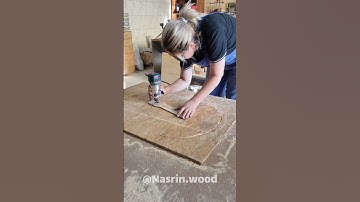 how to cut circle ?! #router #wood #woodworking #circle