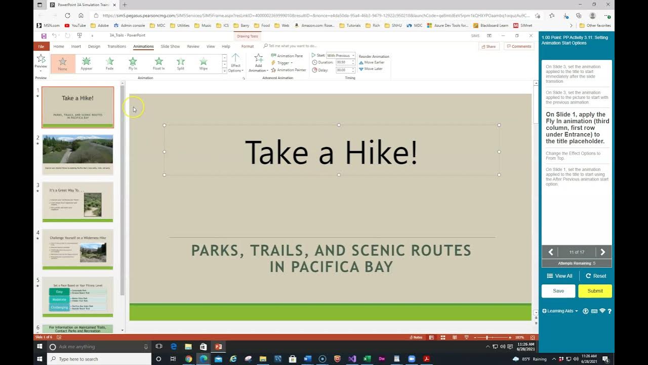 CGS 1060 1506 Pearson PowerPoint Sim3A YouTube