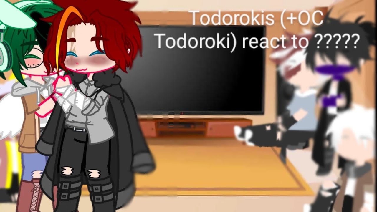Todorokis (+OC todoroki) react to ????? |Enji x Adult!Deku| |My AU| |Yuki_Amethyst|