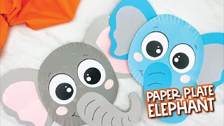 Elephant Paper Plate Craft For Kids