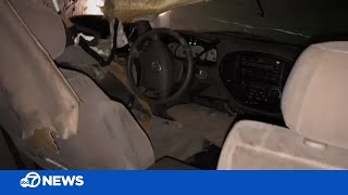 Hungry Lake Tahoe bear wrecks car after getting stuck inside