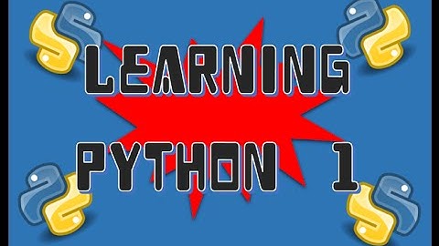Learning Python -  Print Function #1