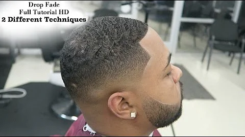 HD Barber Tutorial: Martin Lawrence Drop Fade: 2 Different Techniques: Full Length