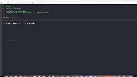 C Programmieren mit Xcode - Funktionen mit Parameter