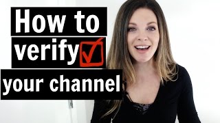 How to Verify Your YouTube Channel