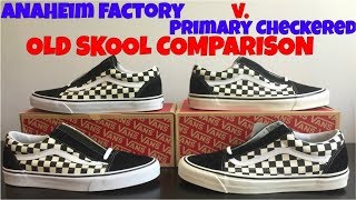 vans old skool checkerboard anaheim