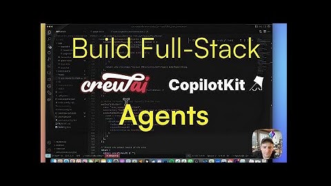 Build Full-Stack AI Agents with CrewAI and CopilotKit
