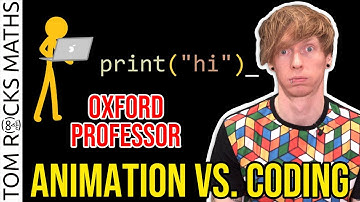 Oxford University Mathematician REACTS to "Animation vs. Coding"