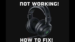 Razer Nari Not Working Fixed Youtube