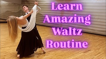 Learn Amazing Waltz Routine with Figure Names & Timing by Roma & Marta | Good for your practice