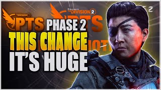 THIS IS CRAZY... The PTS Phase 2 Patch Notes was just posted - The Division 2