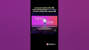 Canva Code 🔥 #coding #canva #programming #ai #tech