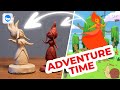 Принцесса Огня из скульптурного пластилина || Flame Princess from sculpture clay || Adventure Time