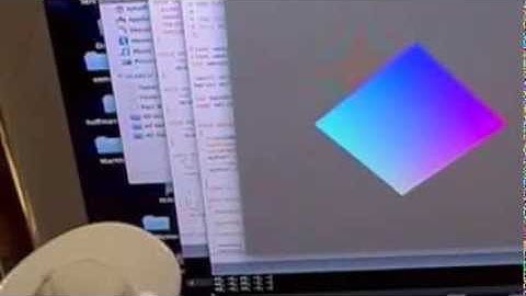 Arduino - Wii Nunchuk LEDs and Processing Cube