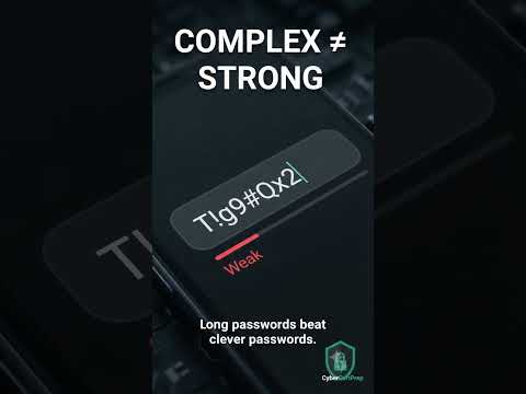 Long Passwords Beat Clever Passwords! | Password Security