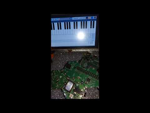 Hexabitz Piano Controllable from Raspberry Pi and Python GUI Test2
