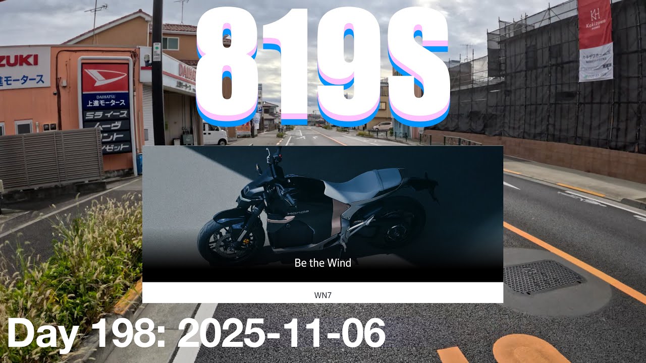 Day 198: Honda WN7 - EV Motorcycle for Europe [2025-11-06]