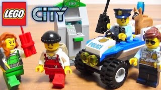 レゴ シティ ポリススタートセット 60136 警察官とパトカー 犯人とATM / LEGO CITY police STARTER SET 組立レビュー  おもちゃ toy 乐高玩具 레고