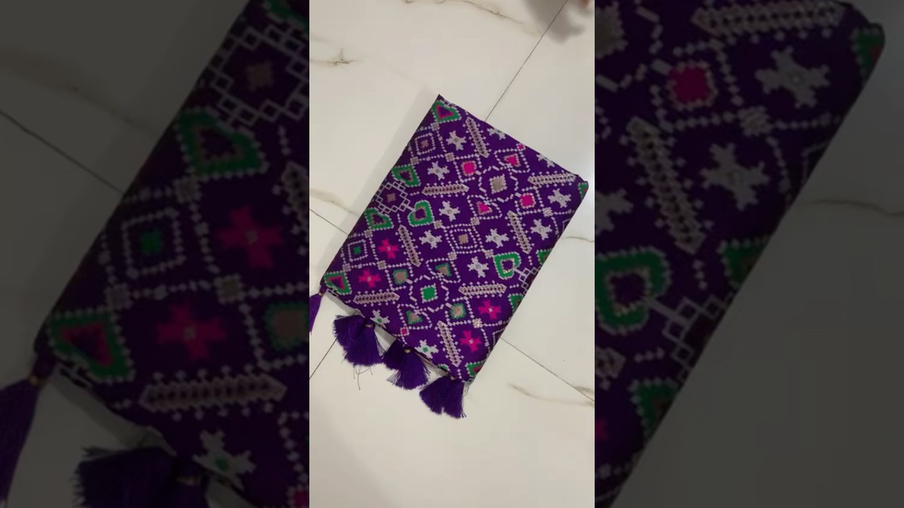 Authentic Kanchivaram Patola Paithani Silk Saree
