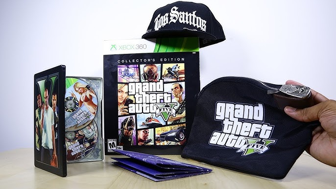 Grand Theft Auto 4 Collectors Edition Unboxing gta 4 Xbox 360 Unboxing 