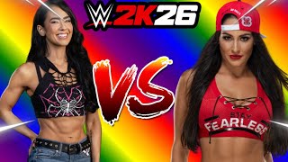 Aj Vs Nikki Bella (WWE2K26)